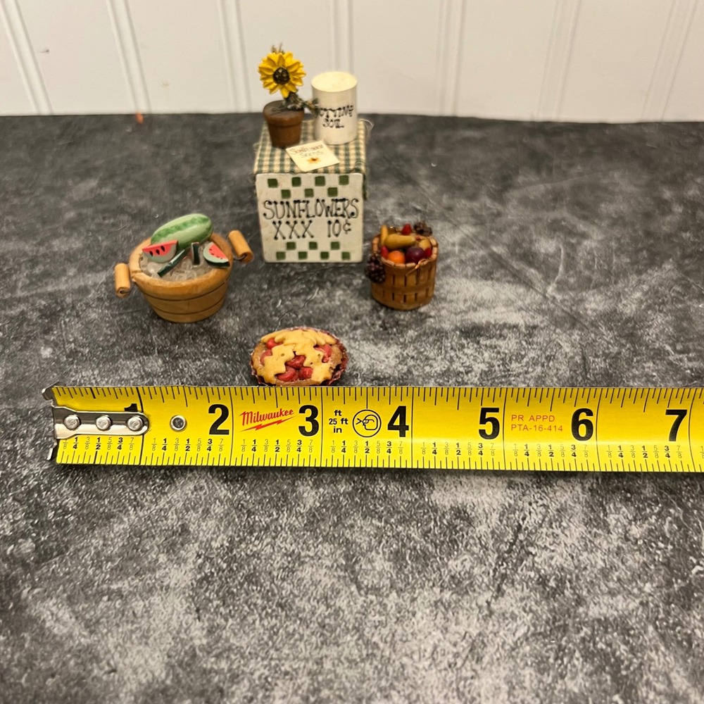 Vintage Trinket Miniature Lot | Sunflower | Farmhouse Cottage - Picture 3 of 4